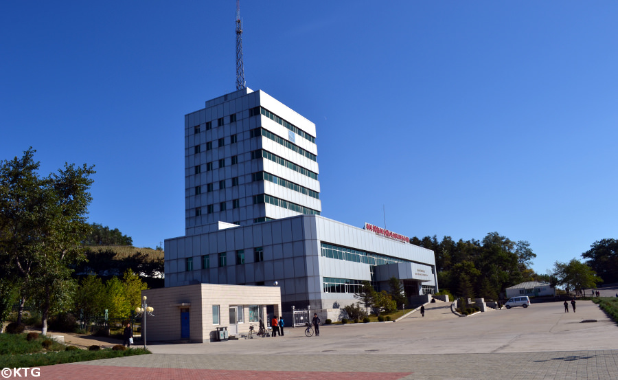 Edificio de comunicaciones de Corea del Norte en Rajin, cerca de China y Rusia