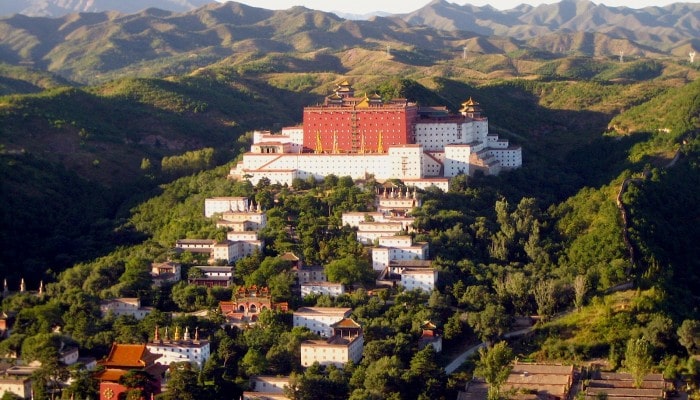 Retiro imperial de la dinastia Qing en Chengde en la provincia de Hebei en China