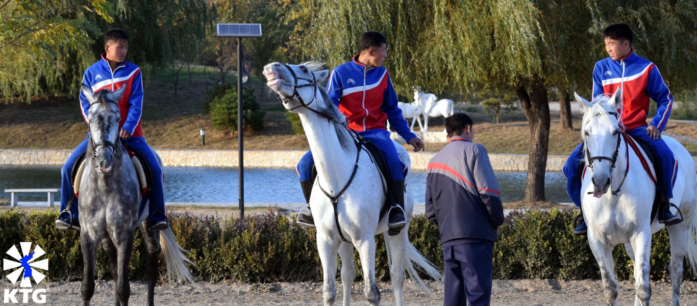 Horse riding in North Korea with KTG