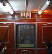 travelling to North Korea, Pyongyang Metro ride