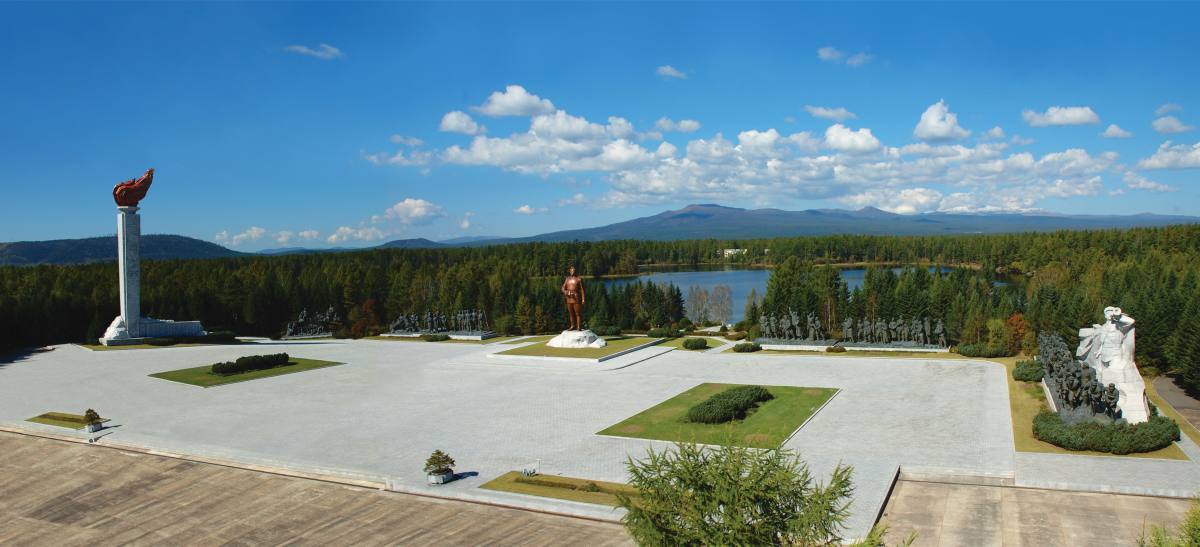 Samjiyon en el monte Paektu, Corea del Norte