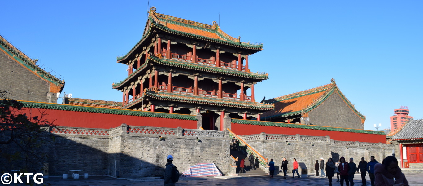 Imperial Palace in Shenyang. This was built by the Qing Dynasty in 1625