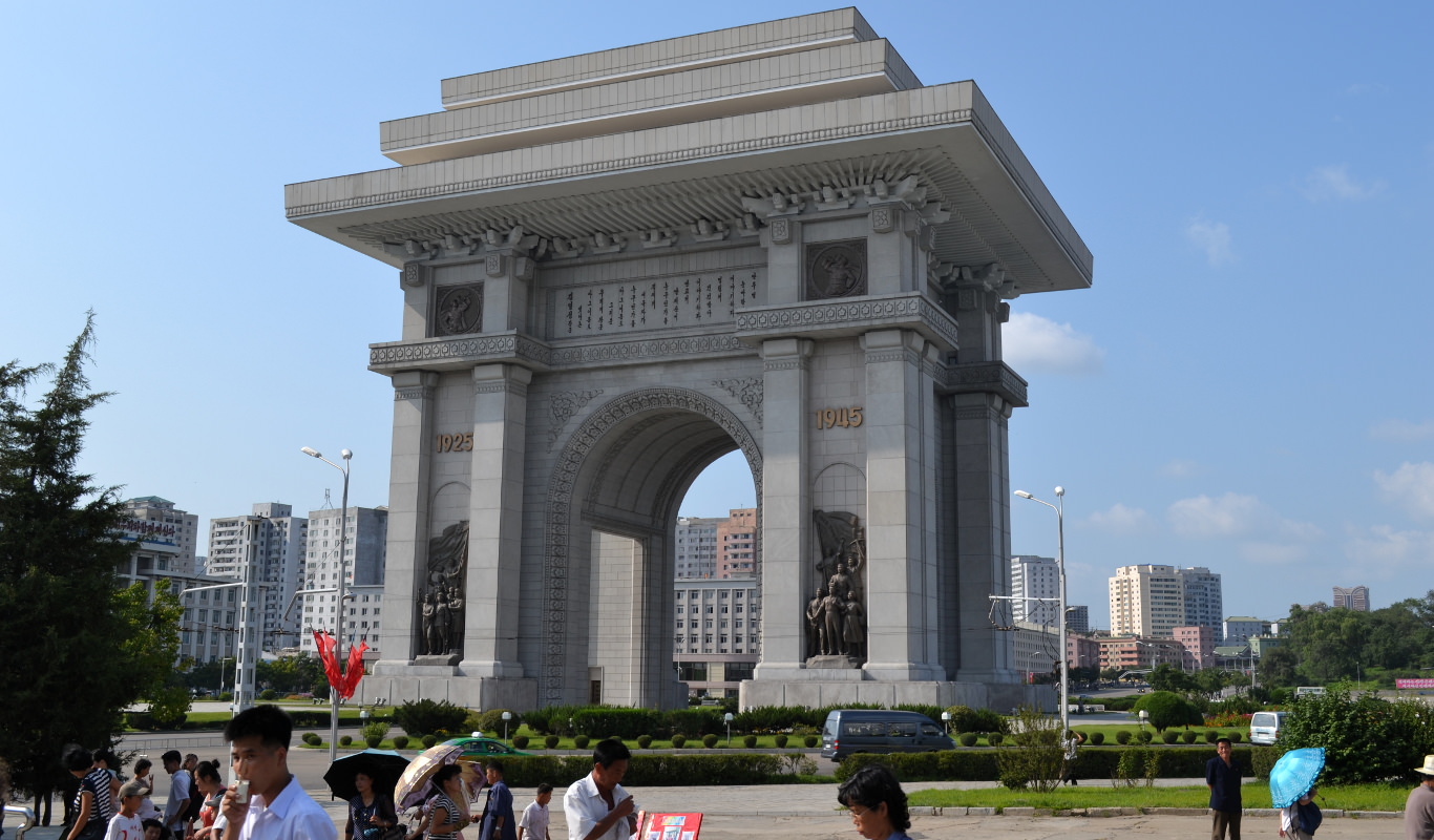 Arch of Triumph on Liberation Day, Pyongyang (DPRK)