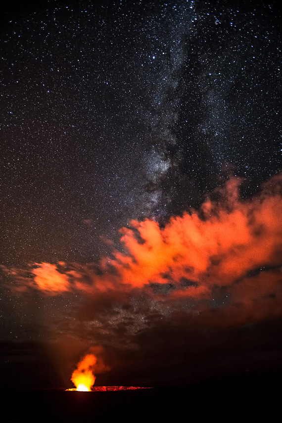 Stars seen at the Darwaza crater