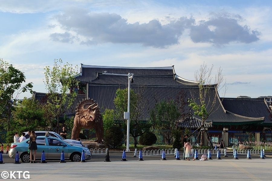 Dinosaur park in Yanji city capital of the Yanbian Korean Autonomous Prefecture in Jilin province, China