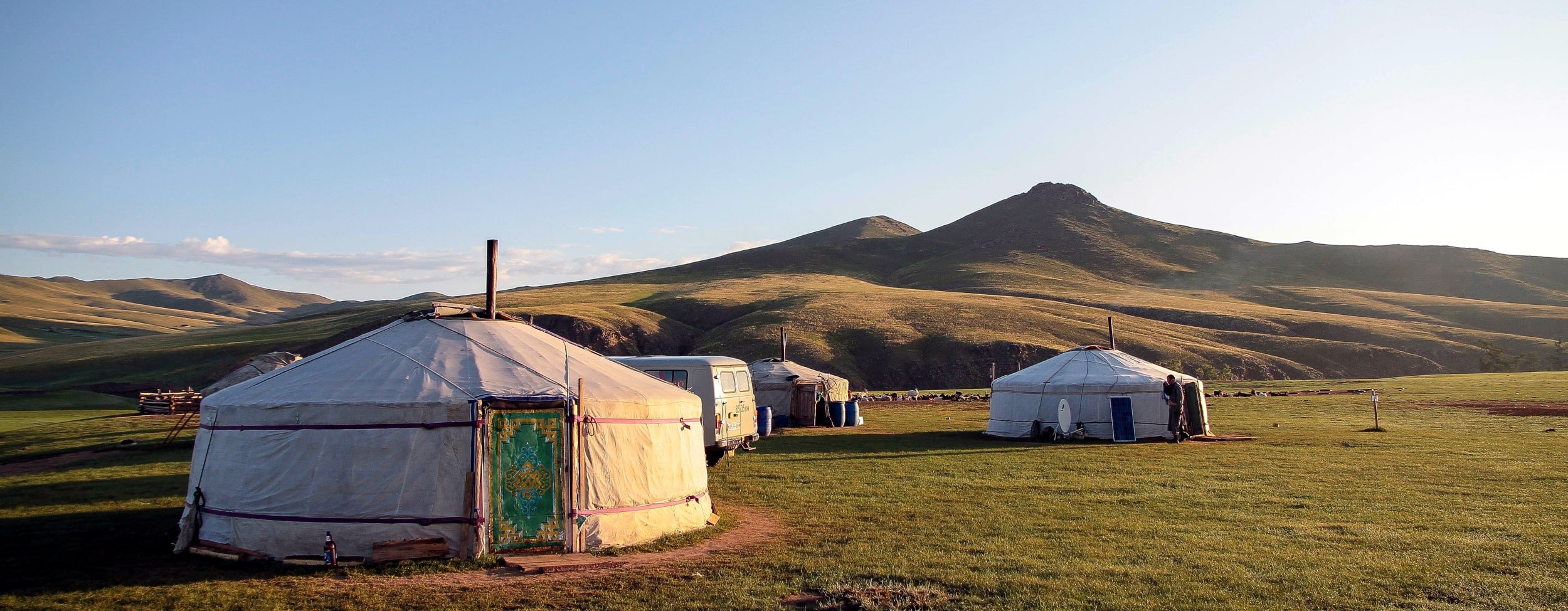 Yurtas tradicionales mongolas. Viaje a Mongolia interior en China