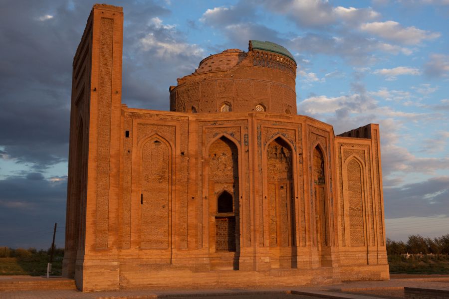 Mausoleum of Turabek Khanum in Kunya Urgench, Turkmenistan