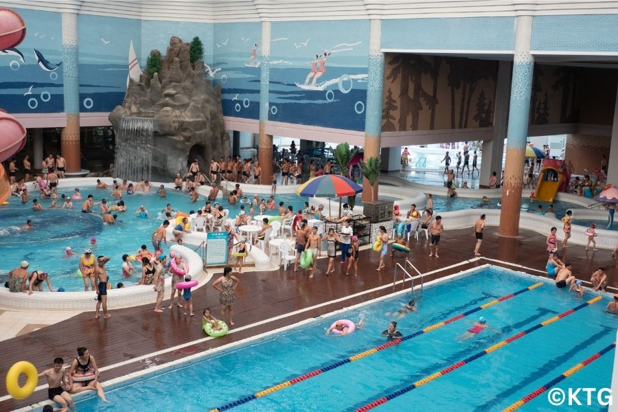 Munsu Waterpark in Pyongyang capital of North Korea, DPRK with KTG Tours