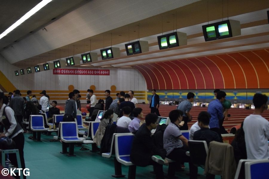 Pyongyang Gold Lane Bowling Alley, trip arranged by KTG Tours