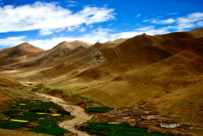 Rio en el Tibet, China