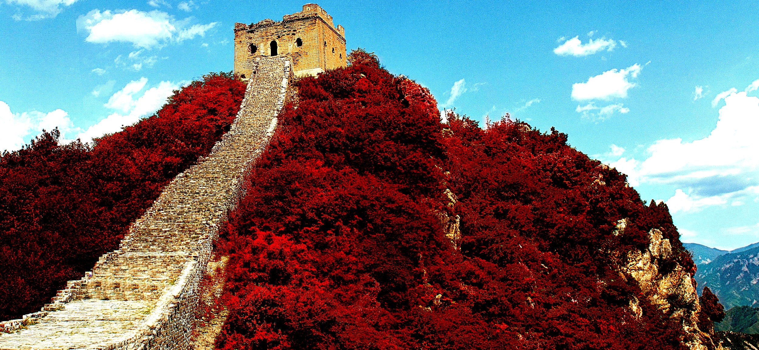 Seccion de Simatai en la Gran Muralla de China, al noreste de Beijing, Pekin