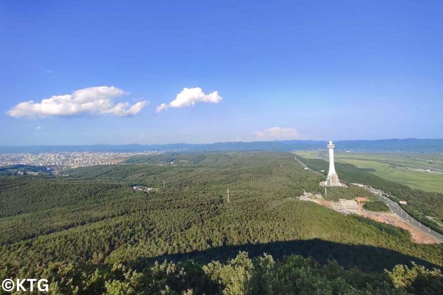 KTG staffers at Maoershan in Yanji, capital of the Yanbian Korean Autonomous Prefecture in Jilin province, China