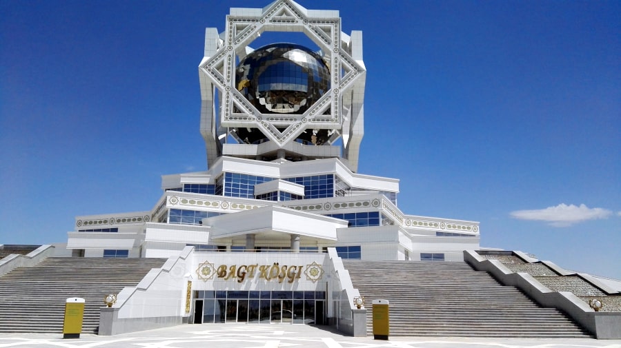 Wedding Palace in Ashgabat in Turkmenistan