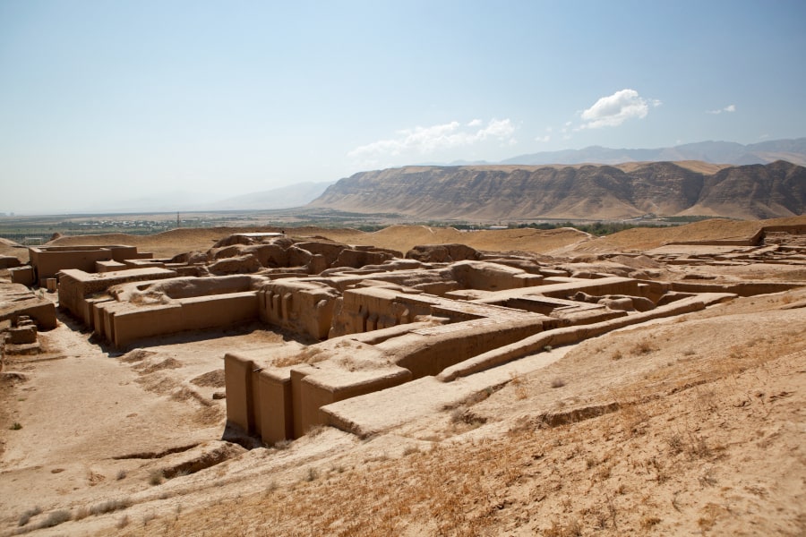 Ancient Nissa near Ashgabat capital of Turkmenistan