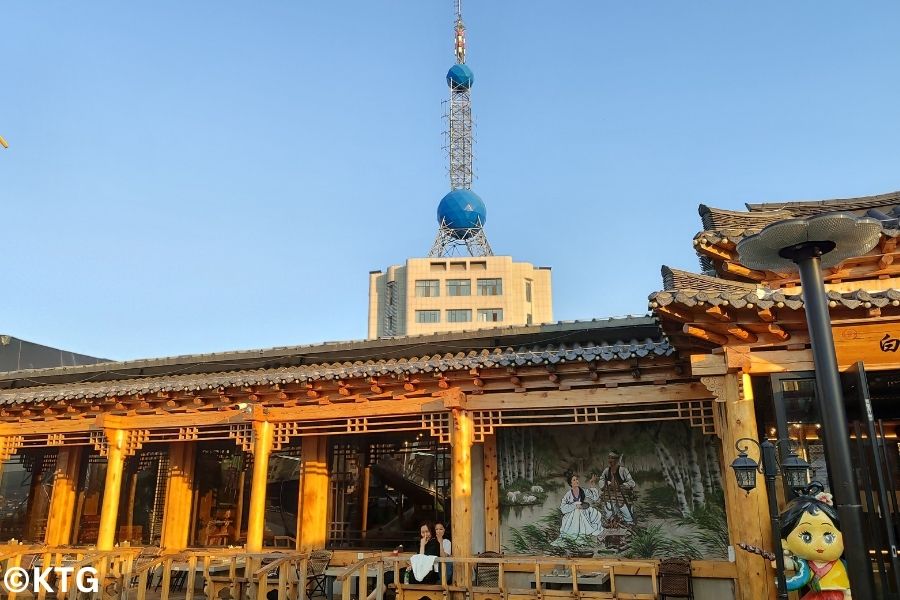 Meet skewers restaurant Yanji, capital of the Yanbian Korean Autonomous Prefecture in Jilin province, China