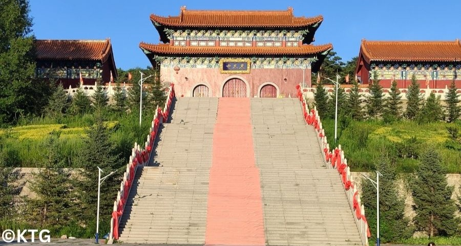 temple in Yanji, capital of the Yanbian Korean Autonomous Prefecture in Jilin province, China