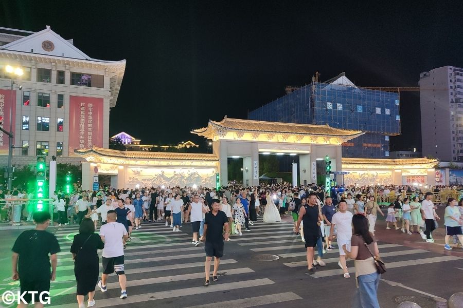 Main gate of Yanbian University in Yanji, capital of the Yanbian Korean Autonomous Prefecture in Jilin province, China