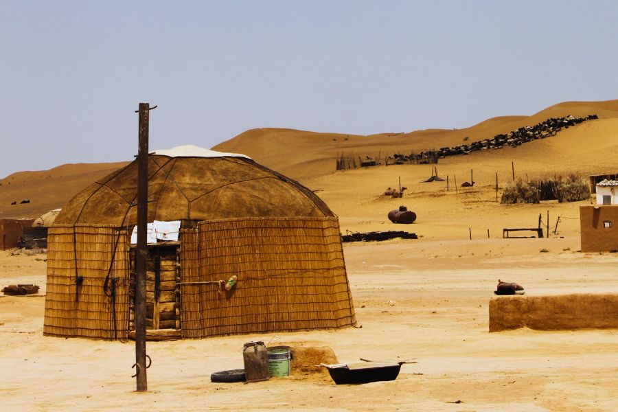 Yurt at the Karakum desert in Turkmenistan